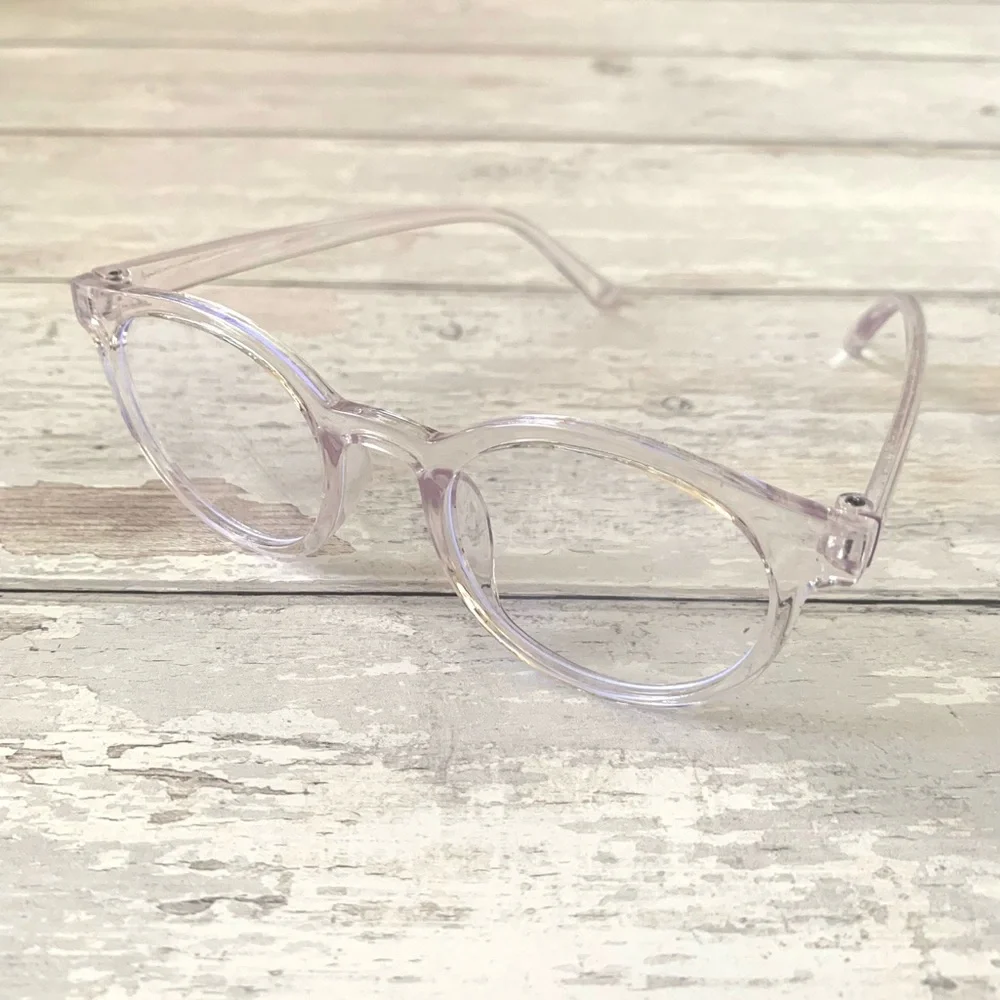 Kids Bluelight Glasses Blue Light Anti Eye Strain Computer Clear Frames NEW